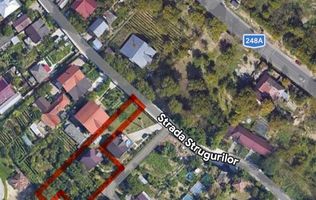 TEREN INTRAVILAN  1480mp + CASA - LA 2,7 KM DE PODU ROS