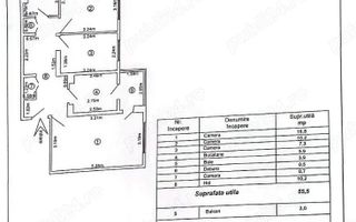 Apartament 3 camere decomandate – etaj 2 – Micro 21, Galați - Poză 7