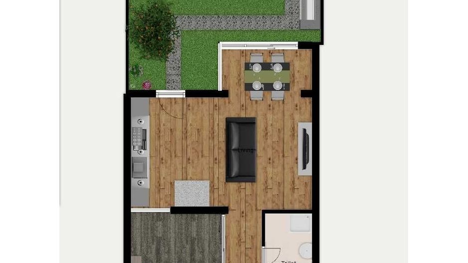 AP. 2 CAMERE- LACUL TEI, CURTE 30 MP, PARCARE,MOBILAT MODERN COMIS 0% - Poză 6
