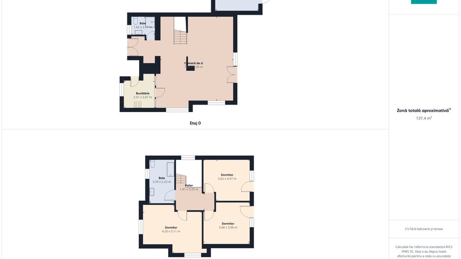 Casa 4 camere Osorhei 135mp - Poză 8