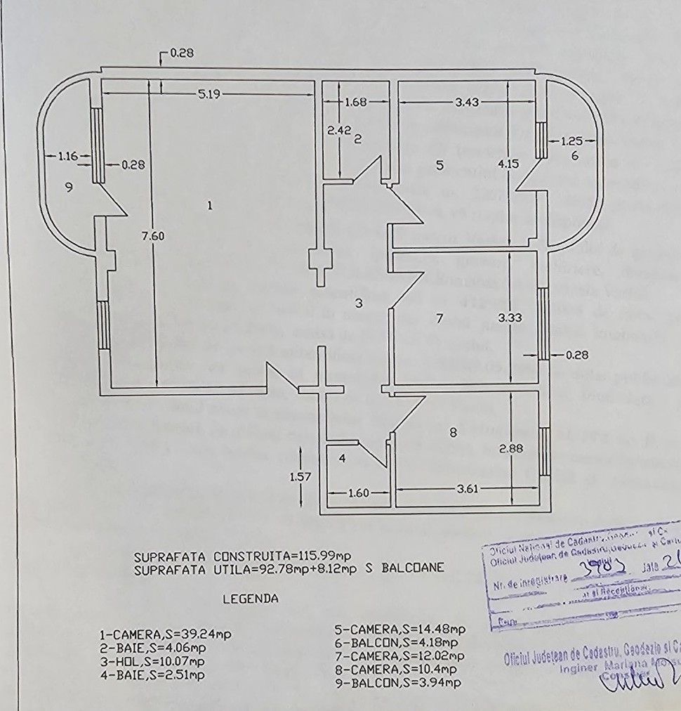 Apartament cu 4 camere, mobilat și utilat, zona TRAIAN; - Poză 11