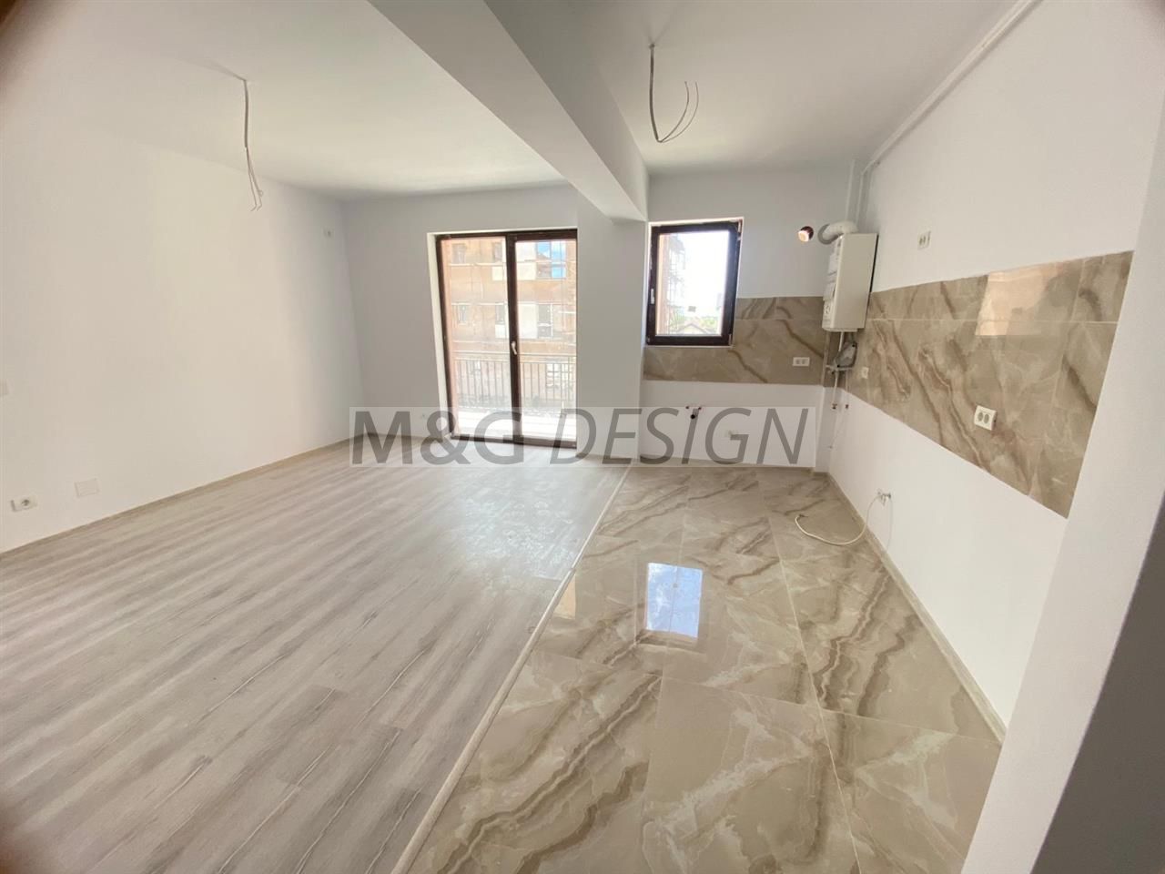 Apartament 2 camere bloc nou open space loc de parcare parter - Poză 2