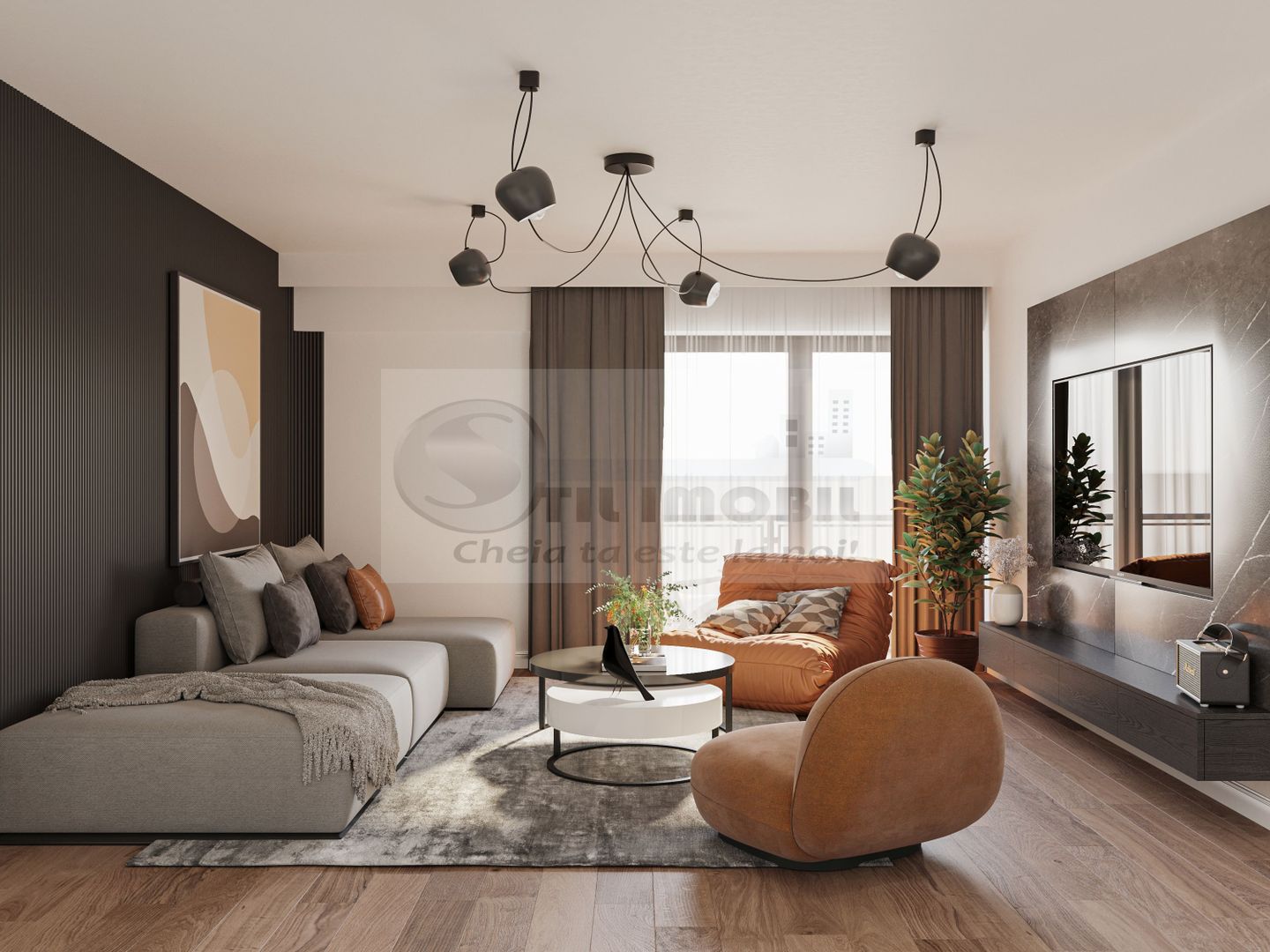 Apartament modern 3 camere, 79 mp, finisaje premium – Comision 0% - Poză 1