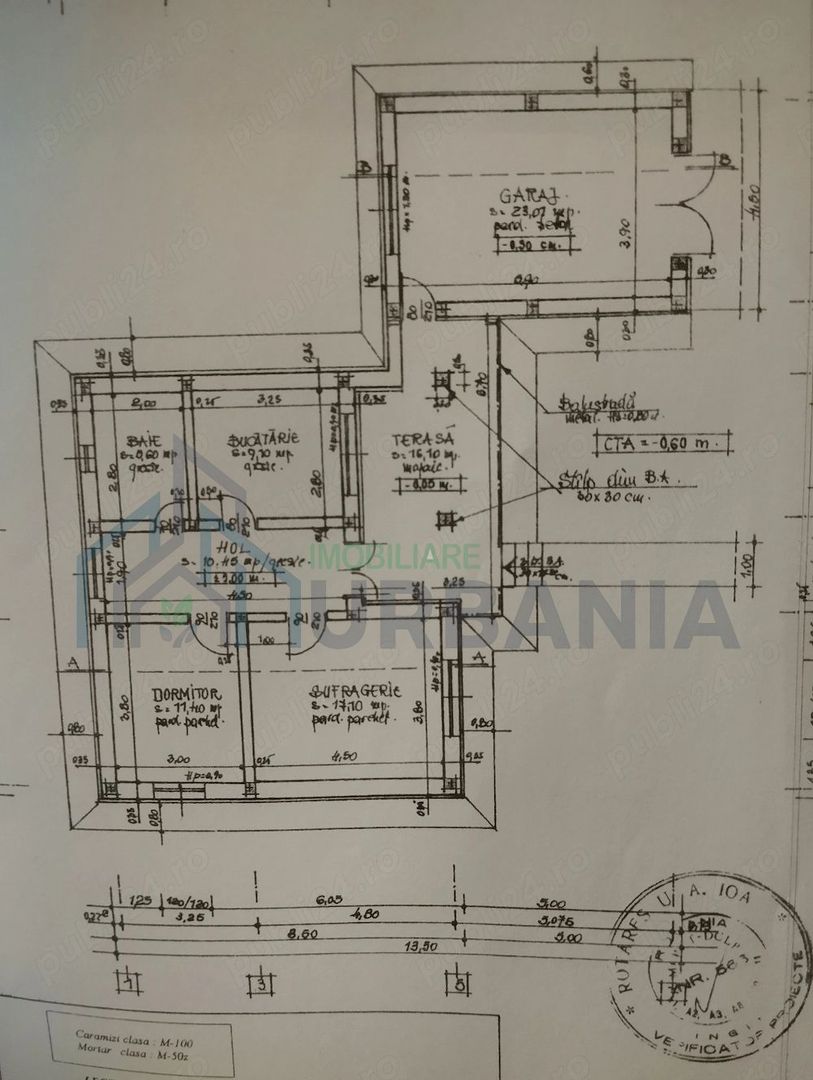 Casă la roșu cu garaj și teren 600 mp în Cartierul Aerodrom, Pașcani - Poză 3