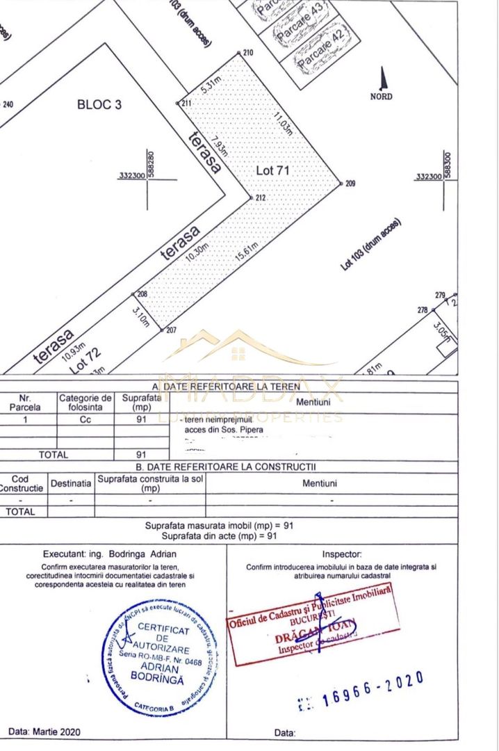 Apartament  Smart tip duplex *155mp* / *111mp* gradina / Aviatiei - Schiță 36