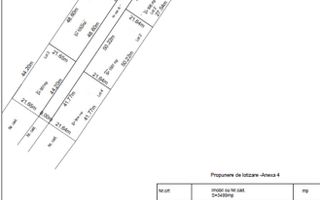 Teren intravilan pentru dezvoltare *904* mp // Otopeni (Odaile) - Schiță 1