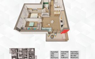 Apartament nou, mobilat & utilat, în complex rezidențial ARED - Poză 11