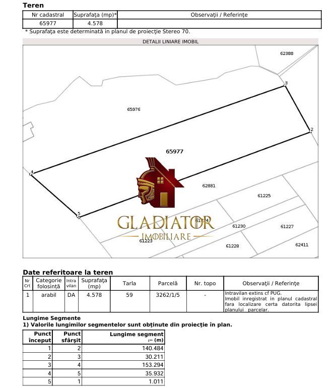 Teren parcelabil in Tomesti, intravilan, pozitionare foarte buna - Poză 3