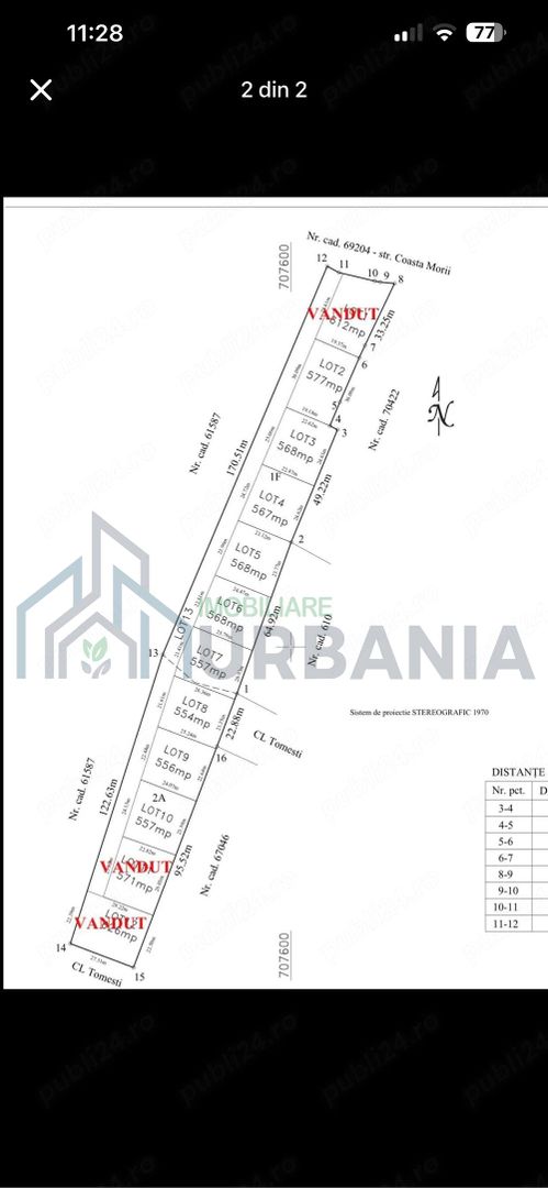 Parcelă de teren intravilan de vânzare în comuna Tomești, sat Chicerea - Poză 1