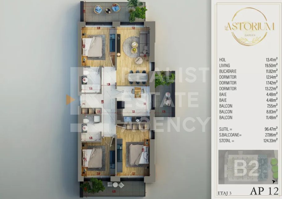 Vânzare apartament - 4 camere , sector 3 - București - Poză 14