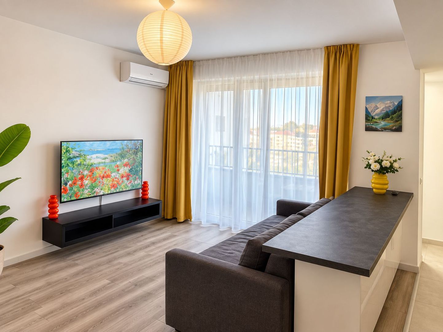 City of Mara | 3 Camere | Etaj 7 | Încălzire în pardoseală | Mobilat - Poză 2