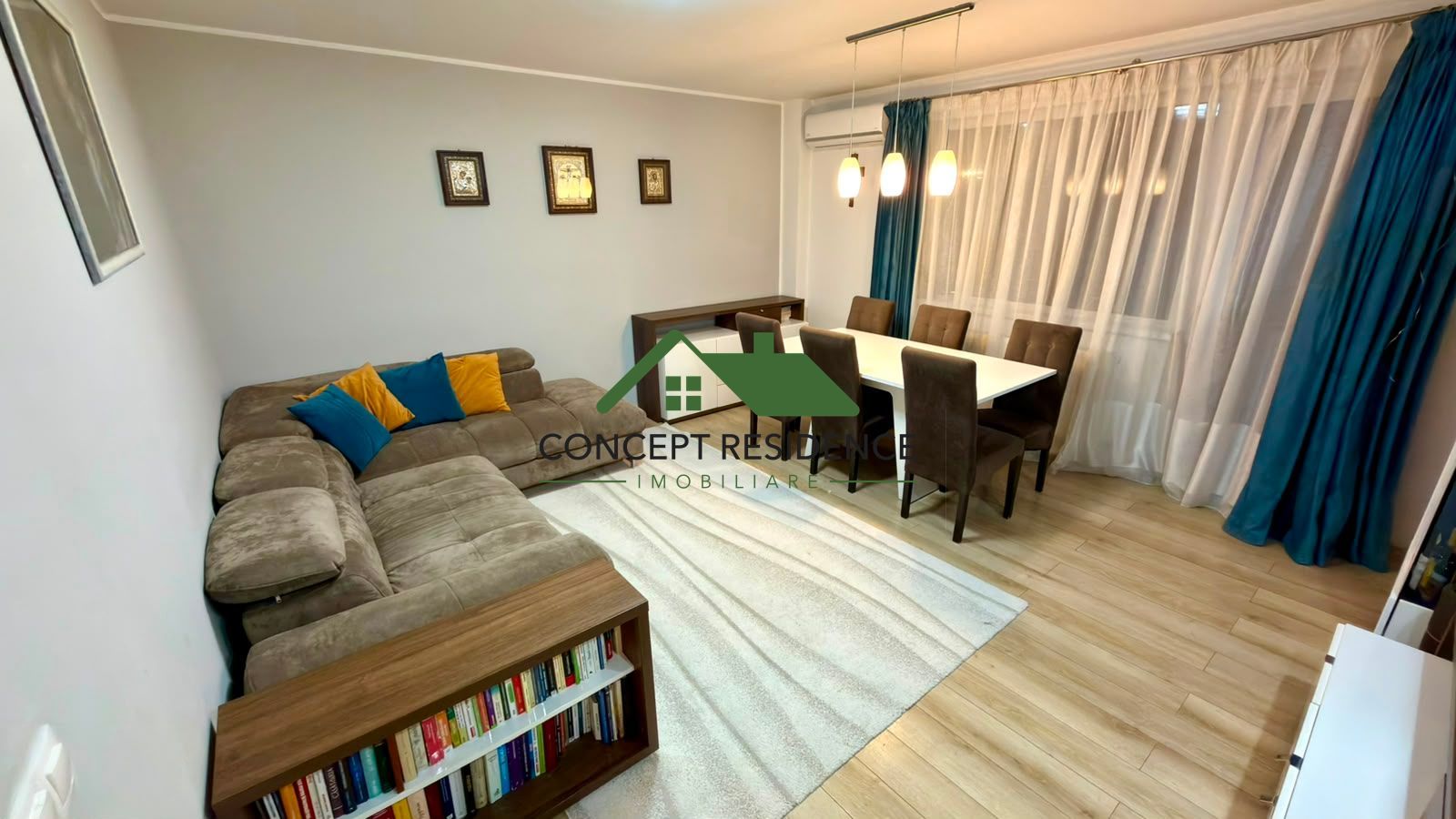 2 camere, 62 mp cu balcon, etaj 2 – bloc cu lift - Poză 1