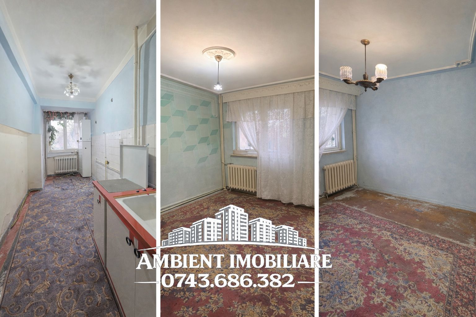 Apartament cu 2 camere, etaj 2, VASLUI - zona Centru - Aurocor; - Poză 3