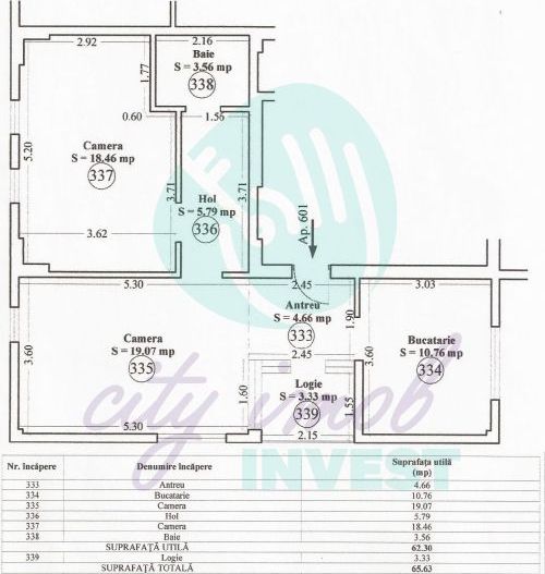 2 camere Piata Alba Iulia-Mall Vitan - Bloc 2015 - Poză 8