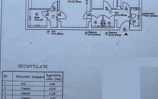 3 camere Gorjului-Uvertutii - Schiță 11
