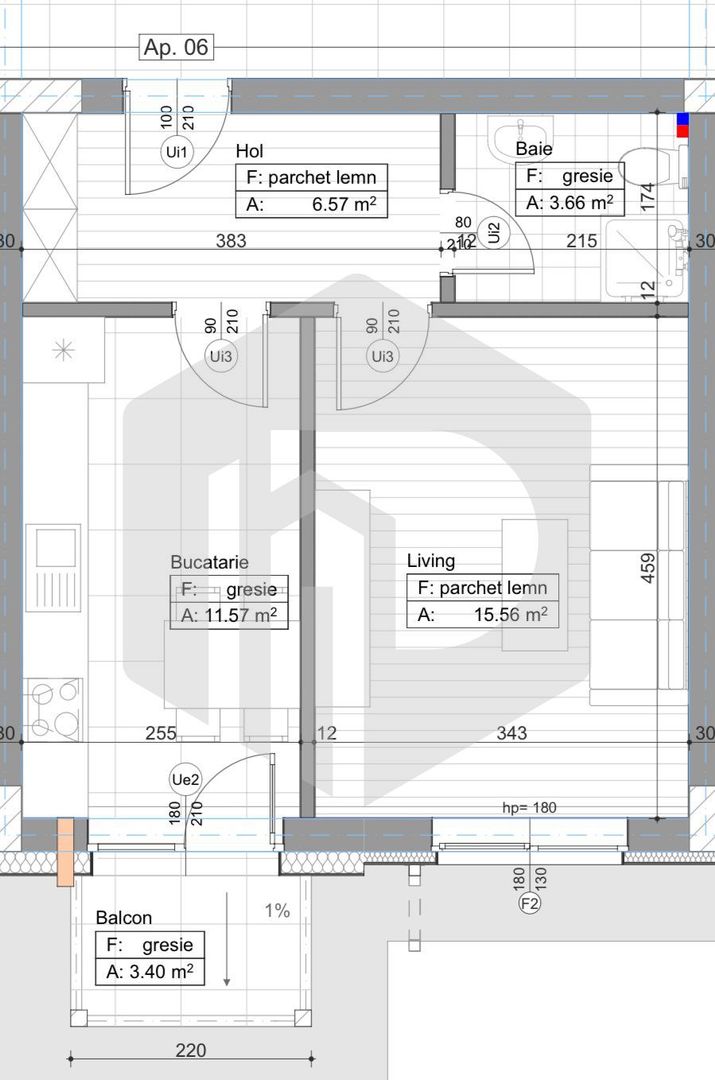 Pictor Brana | Garsoniera cu gradina + Boxa  | 0% Comision - Poză 1