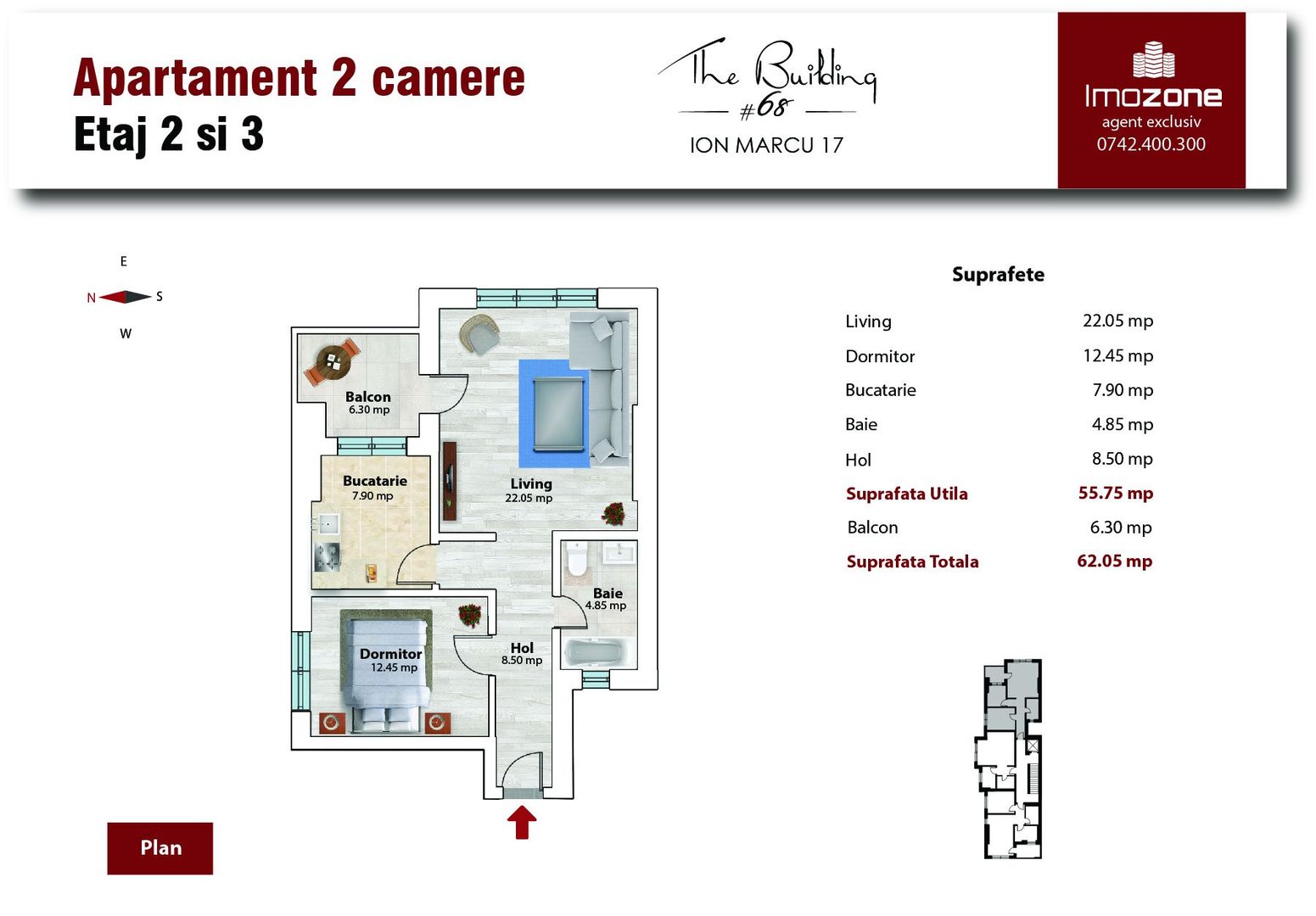 Apartament 2 camere etaj 2/5, 62 mp, Drumul Taberei - Bd Timisoara - Plaza Mall - Poză 1