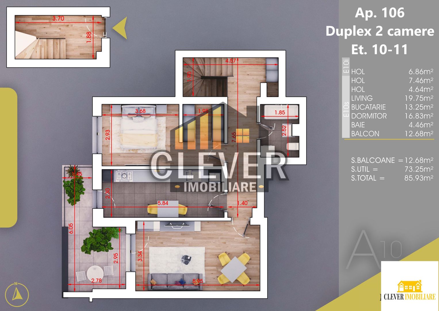 Apartament 2 Camere Spatios-Finalizat-Theodor Pallady - Poză 1