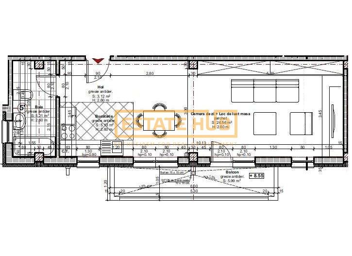 Apartament nou 2 camere | Str Dorobantilor | Comision 0% - Poză 8