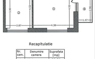 Apartament 2 camere Decomandat Hercesa - Poză 8