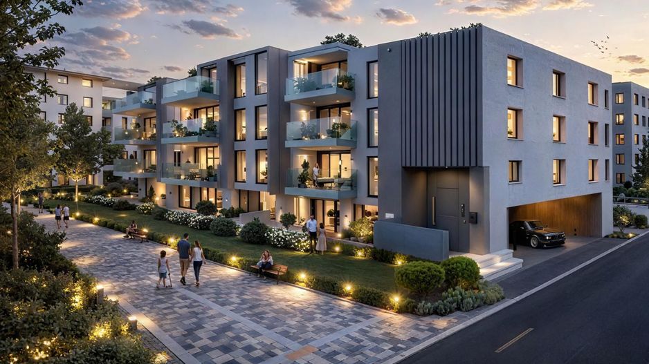 AP. 2CAM DECOMANDAT+GRADINA IN COMPLEX PREMIUM DE 3 BLOCURI P+3! - Poză 7