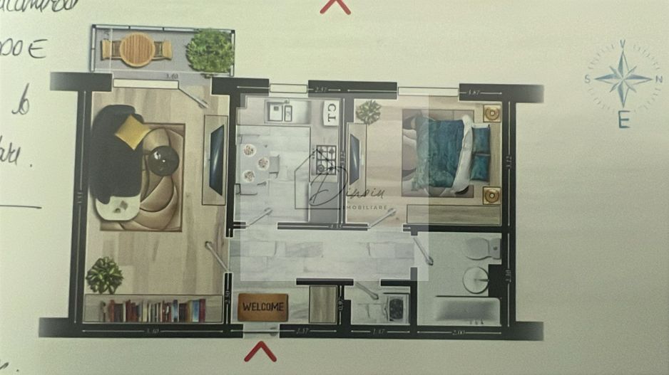 Apartament 2 camere Noul Tractorul I Parcare inclusa I COMISION 0% - Poză 3