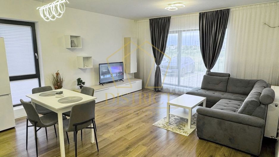 Apartament cu 2 camere mobilat la parter in Giroc zona planetelor la asfalt. - Poză 3