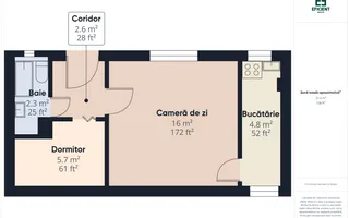 Apartament la casă – 2 camere – Cartier Studențesc - Timișoara - Poză 19