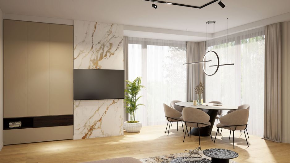 Apartament elegant Dorobanti cu terasa privata si design contemporan - Poză 1