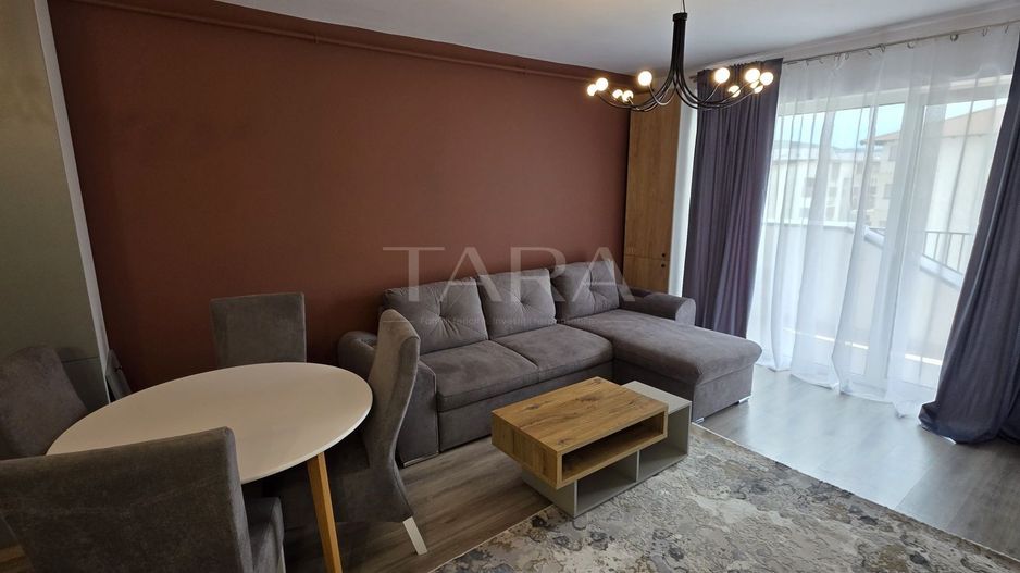 Apartament 2 camere, Florești Centru, bloc nou, complet mobilat. - Poză 2