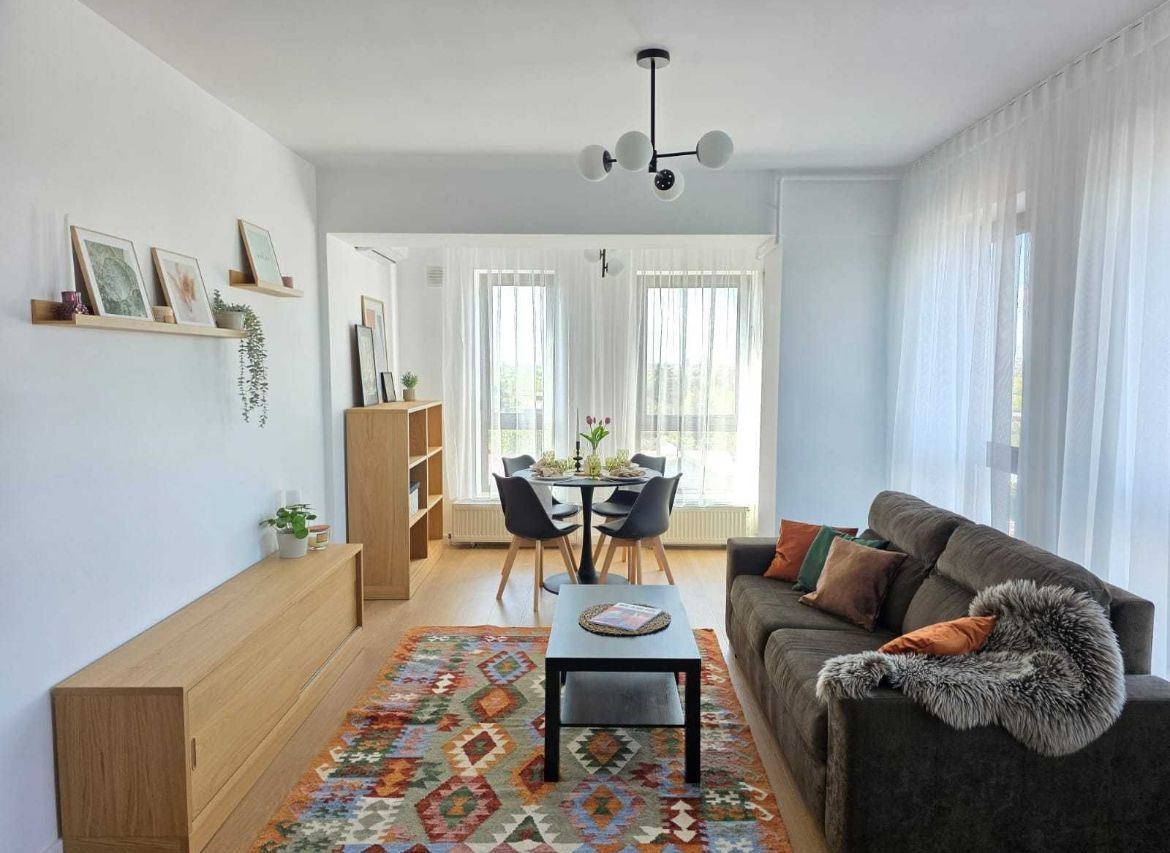 AP. 2 CAMERE CHITILA, CENTRALA TERMICA, MOBILAT MODERN, LOC PARCARE - Poză 1