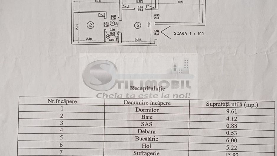 Apartament 2 camere, decomandat, Nicolina - 95.000 Euro - Poză 2