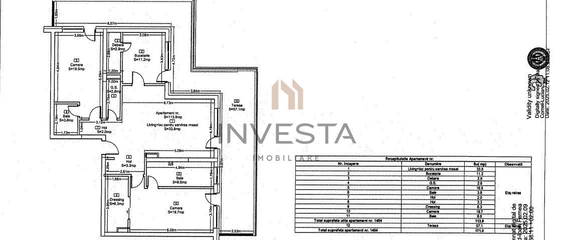 Penthouse exclusivist – Etajul 14, Blocul Seasons, Cluj-Napoca - Poză 3