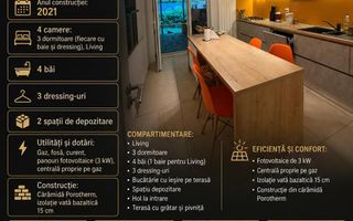 CENTRU MAGURELE-CASA INDIVIDUALA-PARTER-4 CAMERE-4 BAI - Poză 1