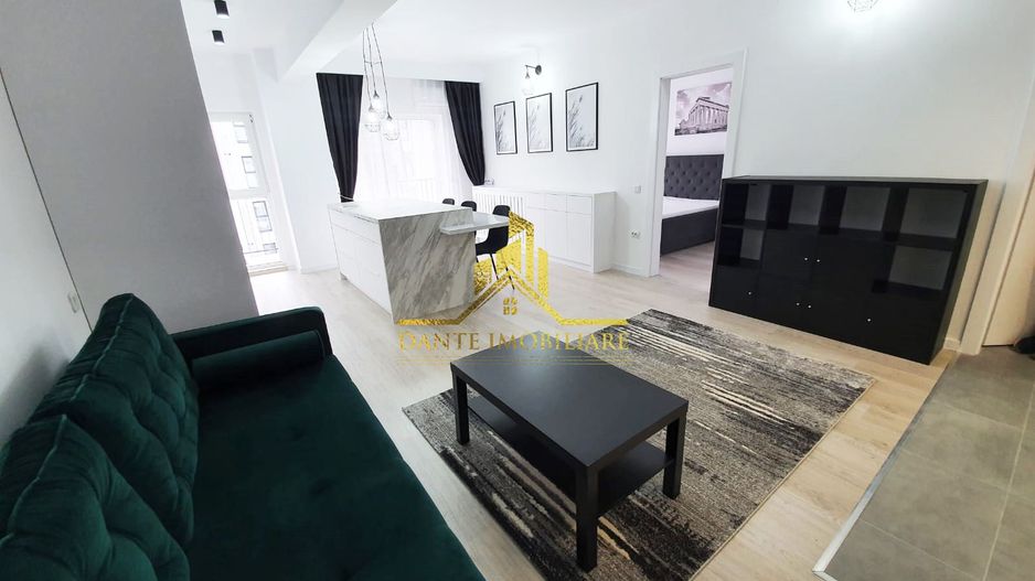2 camere, mobilat modern, bloc nou, balcon, parcare, zona Marasti - Poză 2