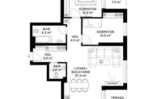 Vânzare, apartament 3 camere în zona Străulești - Poză 13