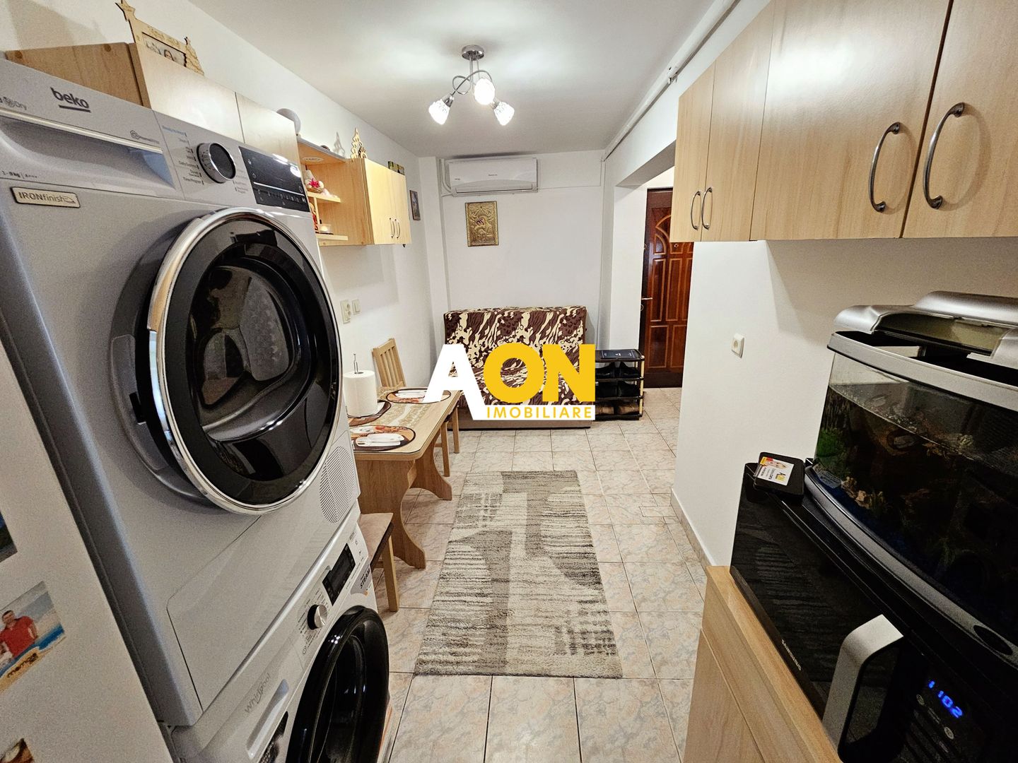 Garsoniera finisata, mobilata, utilata, 30 mp utili, zona FLIPS - Poză 6