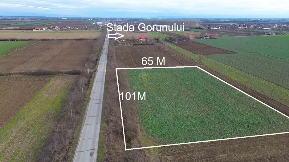 Teren 6600MP Cu Front Stradal 101 M La Intrare in Lazuri Str Botizului - Poză 1