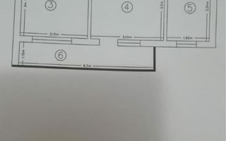 Ap 2 cam Zimbru 46 mp utili + balcon 7 mp 105.000 € - Poză 8