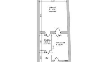 Apartament 71 mp pe Dorobantilor zona Tribunalului Cluj! Etajul 1! - Schiță 12