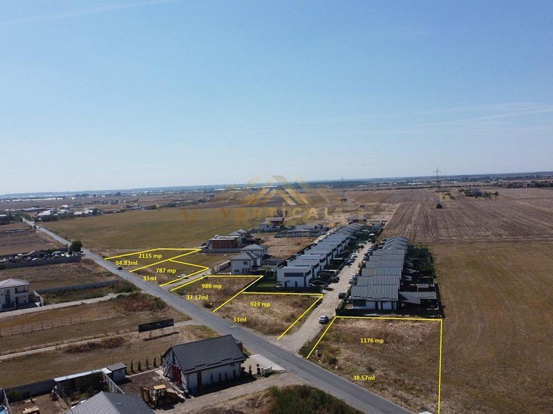 Teren 2115 mp, deschidere 55 la str Mânăstirii, Berceni/ Vidra - Poză 1