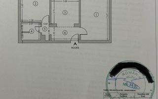 2 Camere | Crângași | Bloc reabilitat | Etaj Intermediar | Renovat 🏢 - Schiță 15