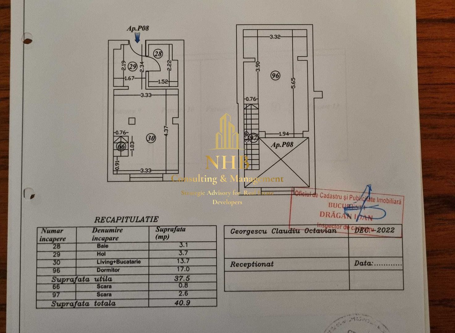 Studio tip duplex de vanzare –  COLETINA-BUCUR OBOR -PARCARE - Poză 7