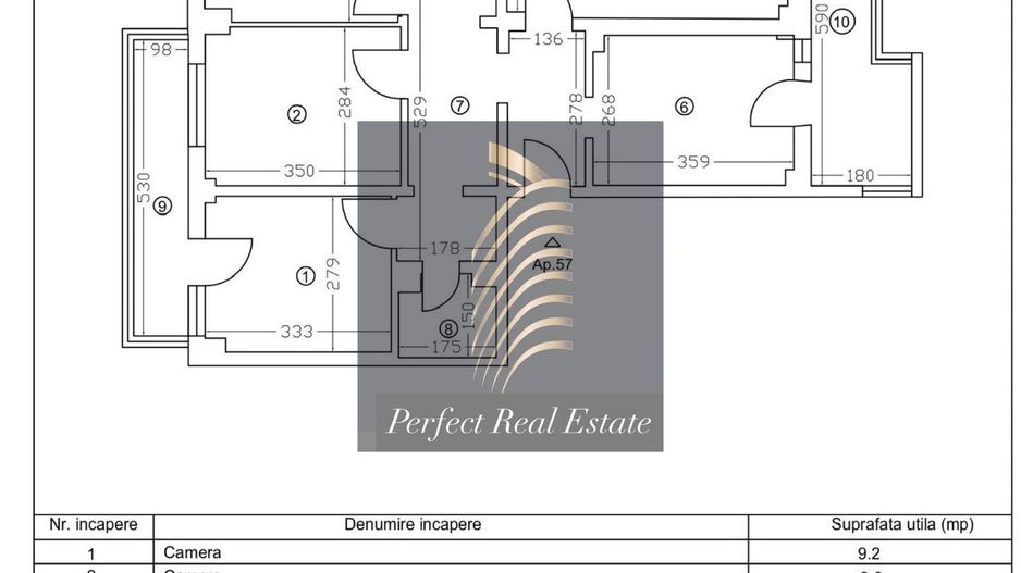 faleza Nord 4 camere decomanadat etaj 2 - Poză 1