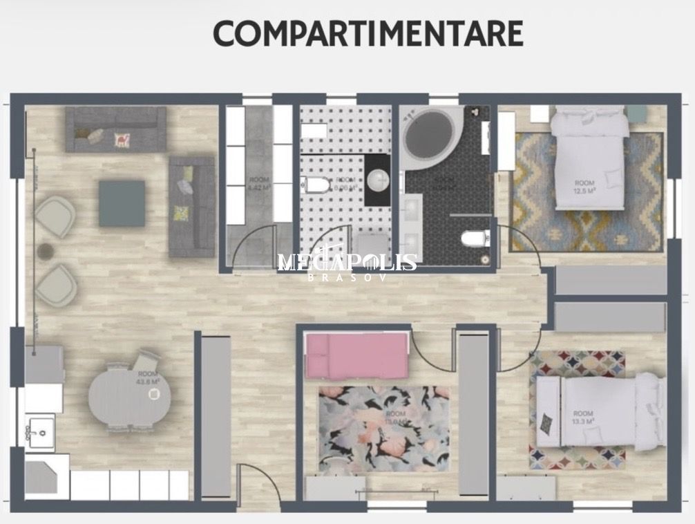 Casă 4 camere / Codlea / Credit / 100mp - Poză 6