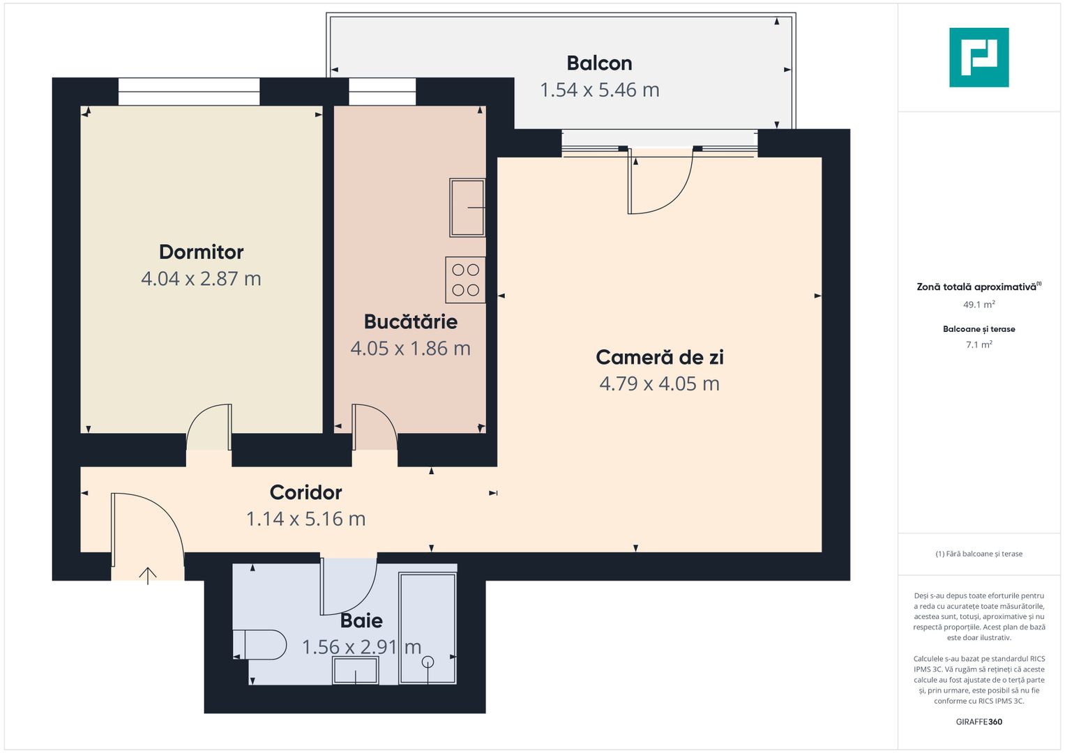 Apartament 2 camere | 2 parcări | Zona Buziașului - Poză 11