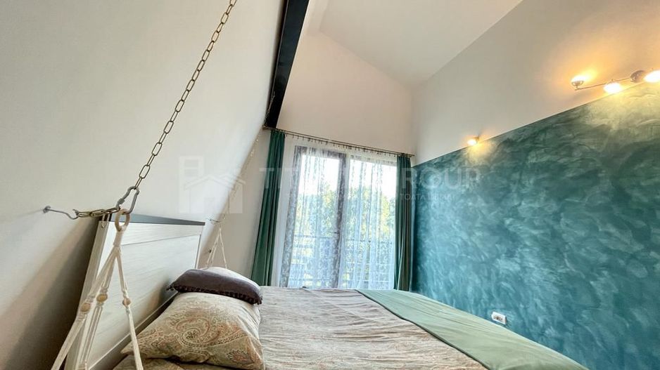 INVESTITIE Vila moderna + vila la rosu, teren 1480 padure - Poză 15