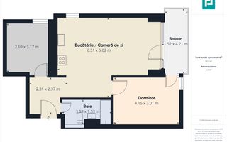 Apartament 3 camere  Nord One - Poză 23