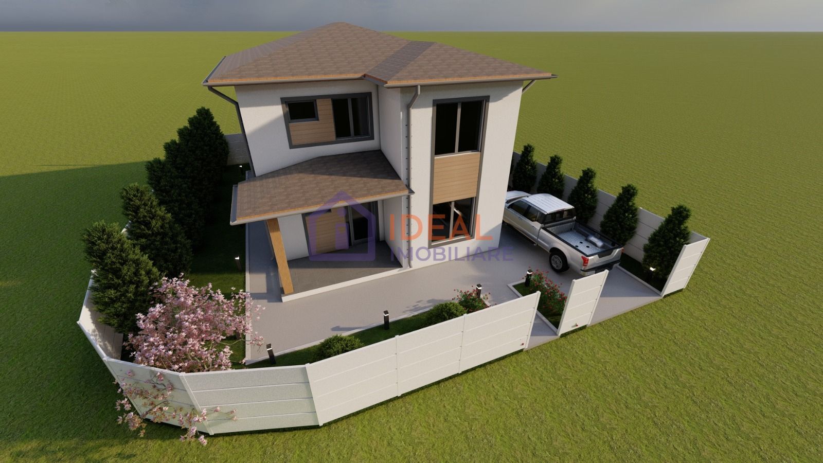 Casa Individuala Moderna cu 5 camere, si 350 mp de curte, in Sura Mica - Schiță 19