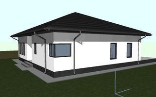 Casă de vânzare în Dancu – 3 dormitoare, 2 băi, living open space - Poză 2